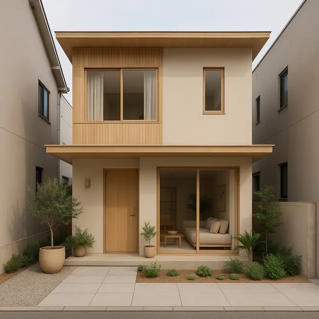 Desain Rumah Mewah Lahan Sempit (Foto: ChatGPT)