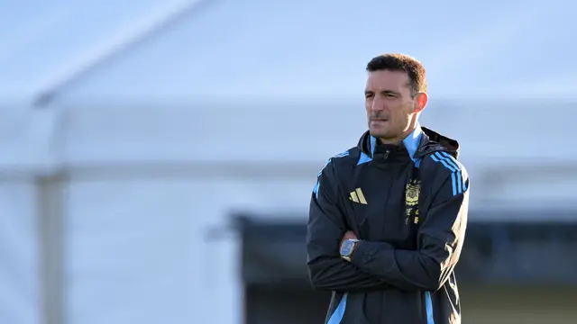 Foto: Tanpa Lionel Messi, Argentina Lakukan Latihan Persiapan Kualifikasi Piala Dunia 2026