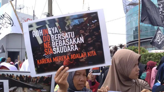 Dukungan Medan untuk Muslim Rohingya