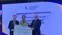Indonesia dan Swedia menyepakati kemitraan baru di pengadaan energi melalui Pembangkit Listrik Tenaga Ombak. (Tasha/Liputan6.com)
