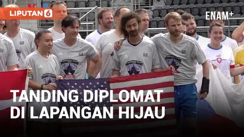 VIDEO: Turnamen Sepakbola Diplomat dan Anggota DPR AS