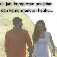 Bagaimana jika aku mencuri hatimu, dan kamu mencuri hatiku? (via Instagram)