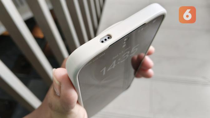 Tampilan bodi bagian atas Vivo X300 Pro (Liputan6.com/Arief Ferdian Maulana)