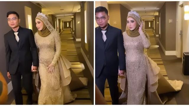 6 Potret Resepsi Pernikahan Tengku Anataya Anak Cindy Fatikasari, Digelar Mewah