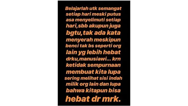 Belajar untuk semangat setiap hari.
