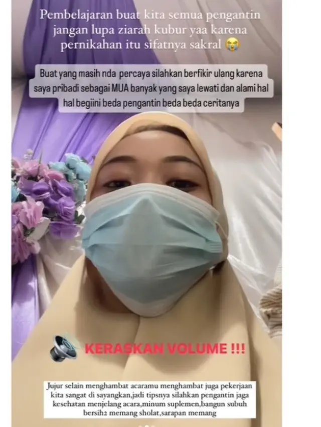 MUA Ungkap Pengantin Kesurupan Diduga karena Tidak Ziarah Kubur, Pendapat Warganet Terbelah