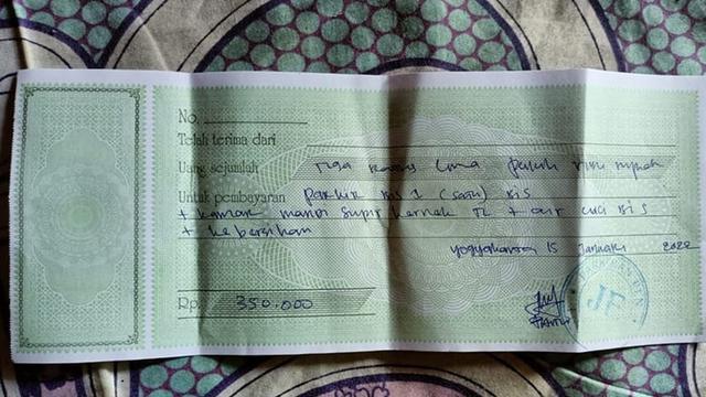 Tarif denda karis parkir hilang (Ist)