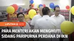 Hari ini akan menjadi salah satu hari yang bersejarah, karena Sidang Kabinet Paripurna perdana digelar di Ibu Kota Nusantara. Para Menteri Kabinet Indonesia Maju telah tiba di Kalimantan Timur untuk mengikuti sidang kabinet di IKN.