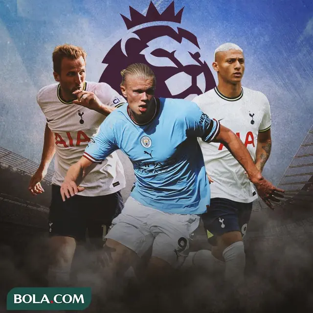 Premier League - Harry Kane, Erling Haaland, Richarlison