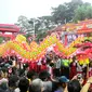 Semarak Festival Cap Go Meh di Bogor, Jawa Barat, Senin (22/2/2016). (Liputan6.com/Achmad Sudarno)