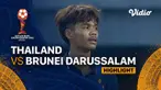 Berita video highlights laga Grup A Piala AFF U-19 2022 antara Timnas Thailand U-19 melawan Timnas Brunei Darussalam U-19 yang berakhir dengan skor 2-0, Jumat (8/7/2022) sore hari WIB.