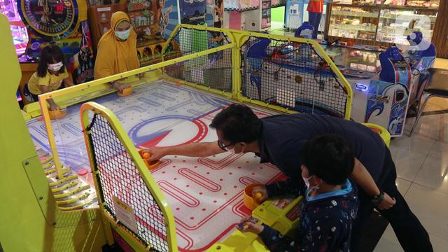 FOTO: Tempat Permainan Anak di Mal Sudah Mulai Beroperasi