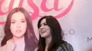 Penyanyi cantik Raisa Andriana tidak bisa menyembunyikan kegembiraannya namanya bisa masuk sembilan nominasi dalam penghargaan insan musik Anugerah Musik Indonesia (AMI) 2016. (Nurwahyunan/Bintang.com)