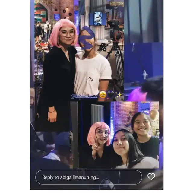 6 Potret Abigail Manurung 'Bercyandya' Bareng Artis, Pernah Jadi Penonton Tonight Show