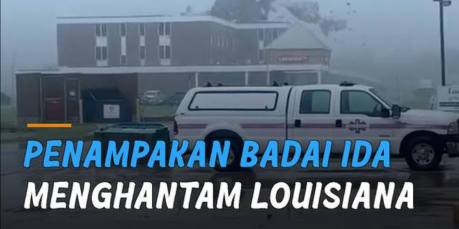 VIDEO: Mengerikan, Begini Penampakan Badai Ida yang Menghantam Louisiana