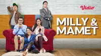 Film Milly dan Mamet kini dapat ditonton di platform streaming Vidio. (Sumber: Vidio)