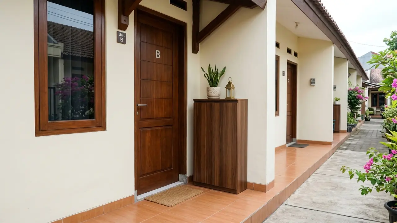 7 Desain Teras Rumah Kontrakan Petak yang Rapi dan Tidak Sempit