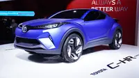 Toyota C-HR yang digadang-gadang bakal bertarung dengan Honda HR-V disingkap di Paris Motor Show 2014. 