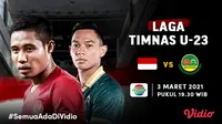 Duel Timnas Indonesia U-23 vs Tira Persikabo, Rabu (3/3/2021) pukul 19.30 WIB dapat disaksikan melalui kanal streaming Indosiar di platform Vidio. (Dok. Vidio)