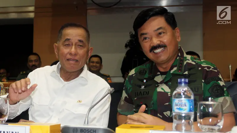 Evaluasi Kinerja 2017, Komisi I DPR Rapat dengan Menhan dan Panglima TNI