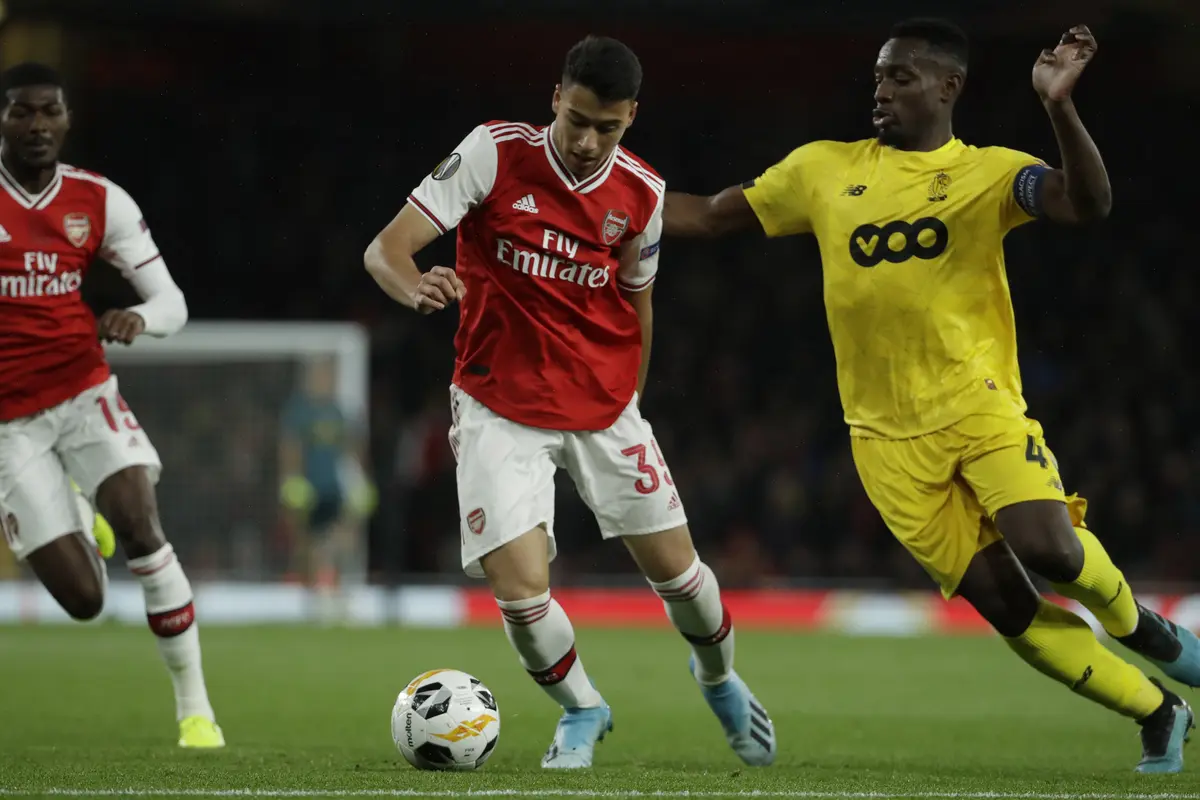 Gabriel Martinelli Dua Gol, Arsenal Menang Telak Atas Standard Liege