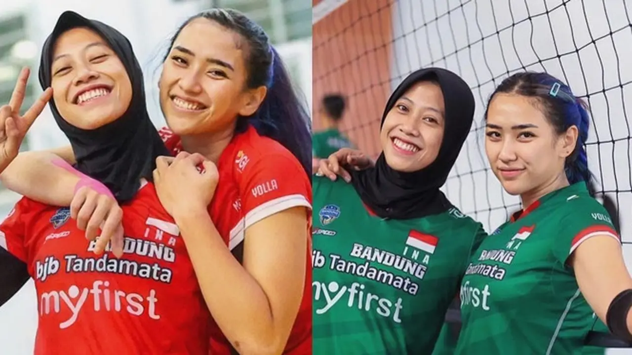 5 Potret Kebersamaan Megawati dan Yolla Yuliana, Atlet Timnas Voli Tenar