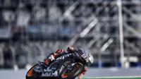 Pebalap Repsol Honda, Marc Marquez, puas dengan pencapaian yang diraihnya pada tes MotoGP 2018 hari kedua yang berlangsung di Sirkuit Ricardo Tormo, Valencia, Rabu (15/11/2017).(dok. HRC)