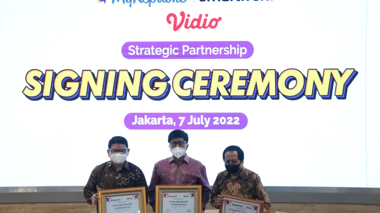 Vidio Jalin Kerja Sama dengan MyRepublic dan Smartfren Hadirkan Tayangan Olahraga Gratis Terlengkap di Indonesia
