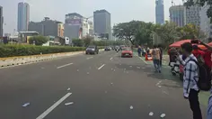 Aksi Buruh Usai, Lalu Lintas Sudirman-Thamrin Kembali Dibuka