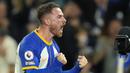 <p>Pemain Brighton and Hove Albion Alexis Mac Allister melakukan selebrasi usai mencetak gol ke gawang Manchester United pada pertandingan sepak bola Liga Inggris di Stadion AMEX, Brighton, Inggris, Kamis (4/5/2023). (AP Photo/Kirsty Wigglesworth)</p>