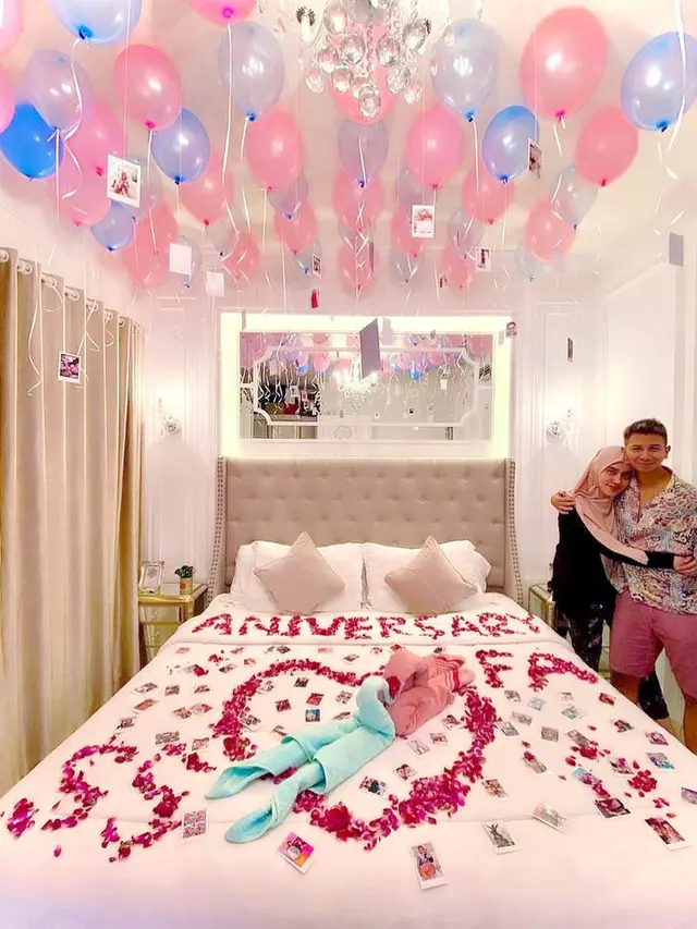 6 Momen Anniversary Fairuz A Rafiq dan Sonny Septian, Dapat Kejutan Romantis