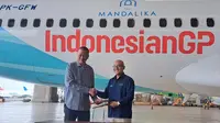 IndonesianGP, Pesawat Khusus Garuda Indonesia yang Antar Penonton MotoGP Mandalika