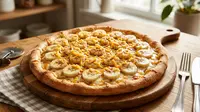 Resep Pizza Pisang Keju Teflon yang Lumer dan Praktis