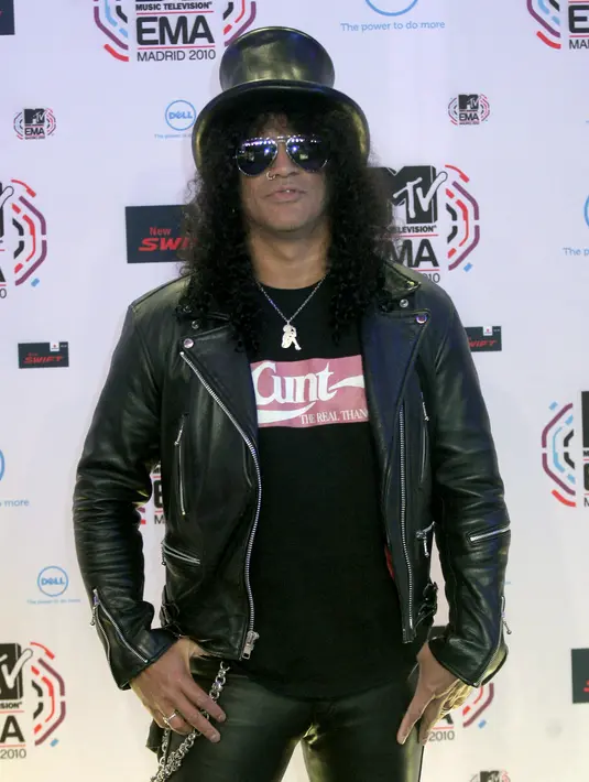 Slash memang sudah berusaha untuk datang ke India dalam beberapa tahun, dirinya pun sangat senang bahwa akhirnya bisa datang. Konser MTV Hindia Xtreme  akan menjadi benar menarik dan membuat dirinya tak sabar. (Bintang/EPA)