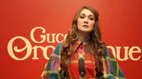 Luna Maya presentasikan koleksi terbaru Gucci karya desainer kelas dunia, Alessandro Michelle, di Gucci Ginza, Tokyo (Dok.Instagram/@lunamaya/https://www.instagram.com/p/B5tkkZynyBb/Komarudin)
