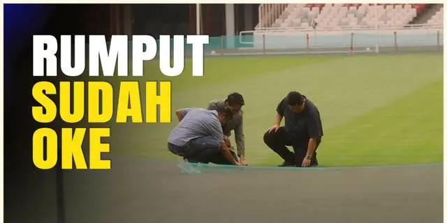 VIDEO: Erick Thohir Cek Kondisi Rumput SUGBK Jelang Timnas Indonesia Vs Jepang dan Arab Saudi
