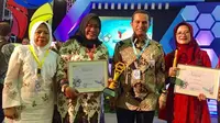 Penghargaan National e-Procurement Award diserahkan dalam acara Rakernas Lembaga Kebijakan Pengadaan Pemerintah (LKPP) 2016 di Balai Kartini