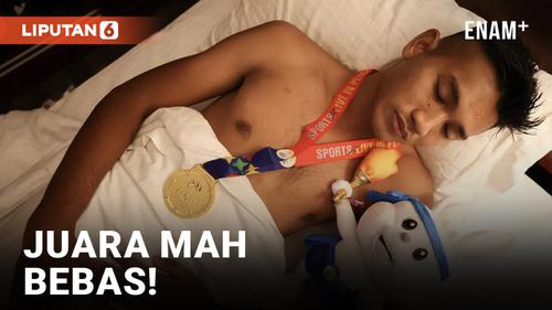 VIDEO: Pemain Timnas Tidur Pakai Medali Usai Juara