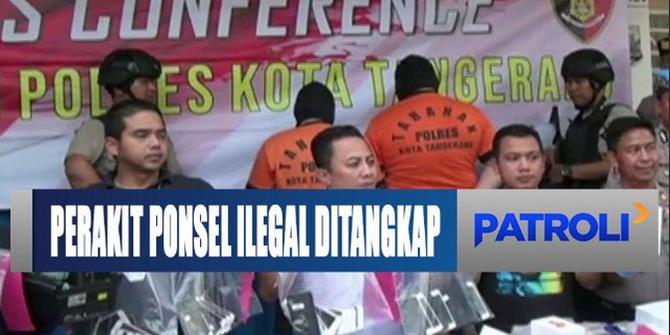 Polisi Gerebek Ruko Tempat Perakitan Ponsel Ilegal di Tangerang