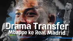 Penyerang PSG, Kylian Mbappe dikabarkan ingin hengkang ke raksasa Spanyol, Real Madrid.