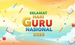 Ucapan Hari Guru Nasional 2025. [Foto: Gemini]