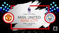 Manchester United vs Manchester City (Liputan6.com/Abdillah)