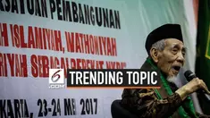 Kiai Haji Maimoen Zubair atau Mbah Moen meninggal dunia di Makkah al Mukaromah, Selasa (9/8/2019). Kabar duka ini membuat warganet ramai-ramai memberi ucapan duka di Twitter.