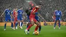 Hingga akhir pertandingan, keunggulan Liverpool atas Leicester City tidak berubah. Liverpool menang 3-1 atas Leicester City. (Paul ELLIS/AFP)