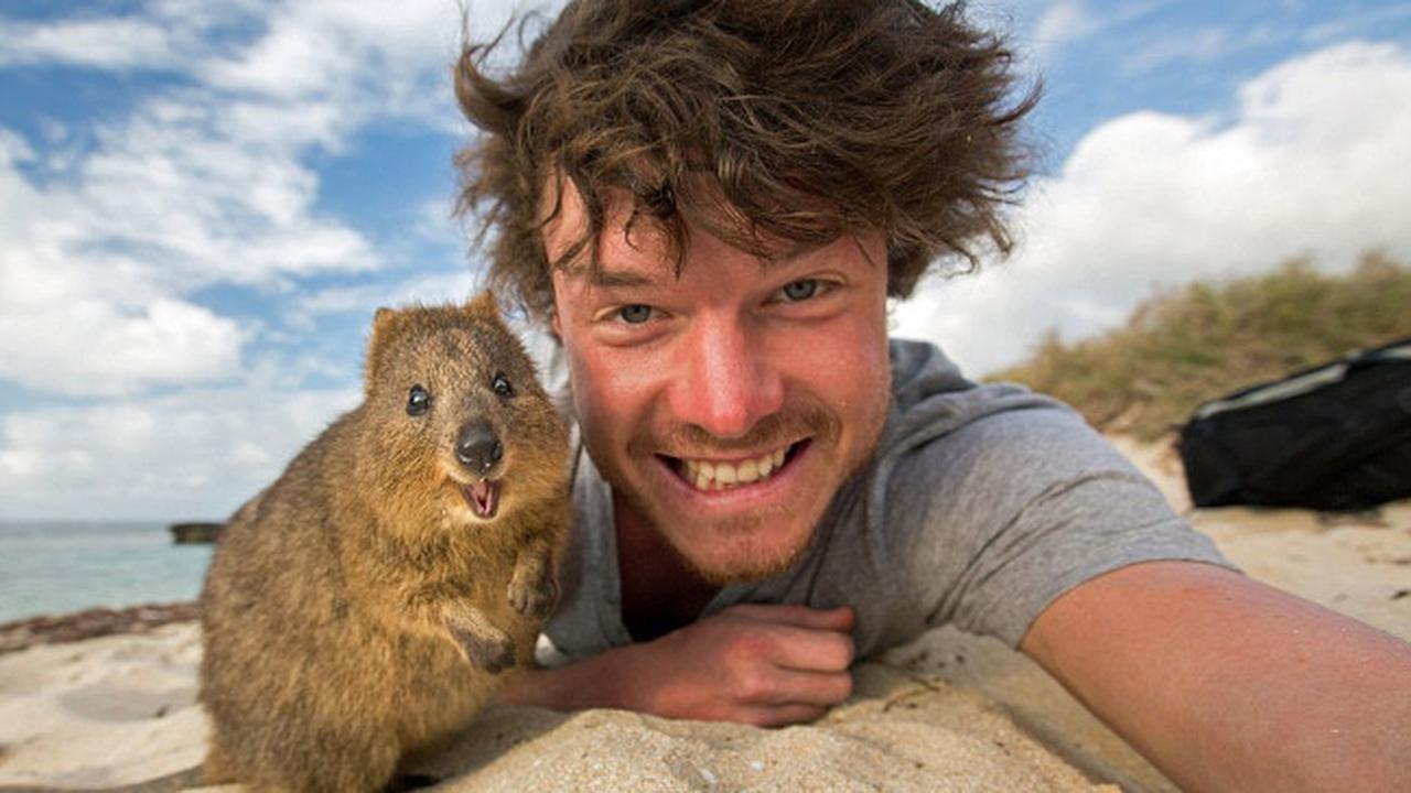 Fotografer yang Hobi Selfie Konyol dengan Hewan
