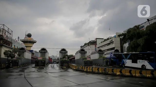 Dampak Covid-19, Terminal Bus Blok M Lian Sunyi