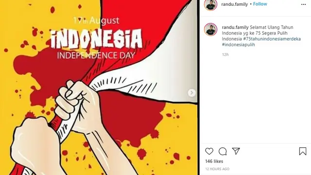 I Putu Randu Wahyu Pradana - HUT ke-75 RI