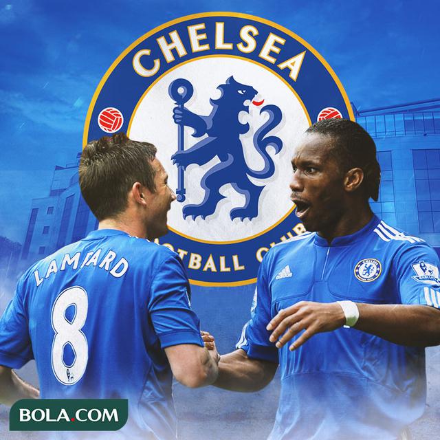 Chelsea - Frank Lampard dan Didier Drogba