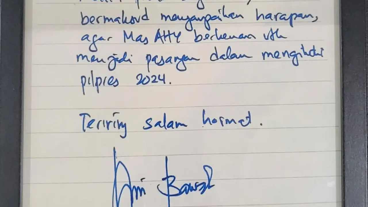 Merasa Dikhianati, Demokrat Bagikan Surat Anies Ajak AHY Jadi Cawapres