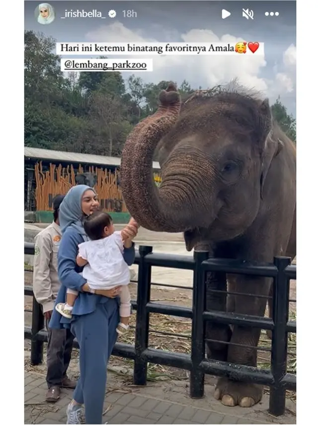 Masih Tanpa Ammar Zoni, Ini 6 Potret Irish Bella Ajak Anak Pelesir ke Lembang